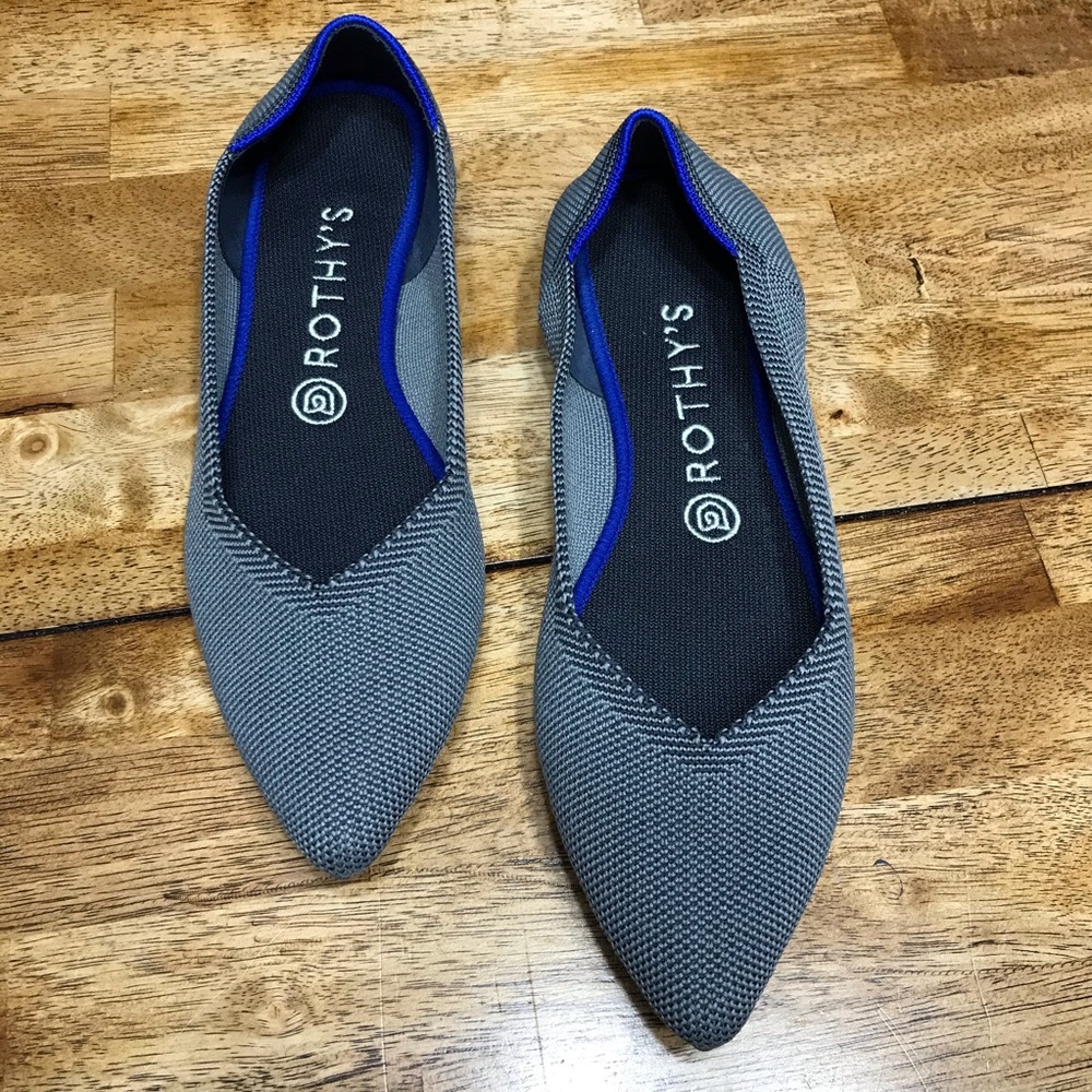 Rothys grey shoes size 7.5
